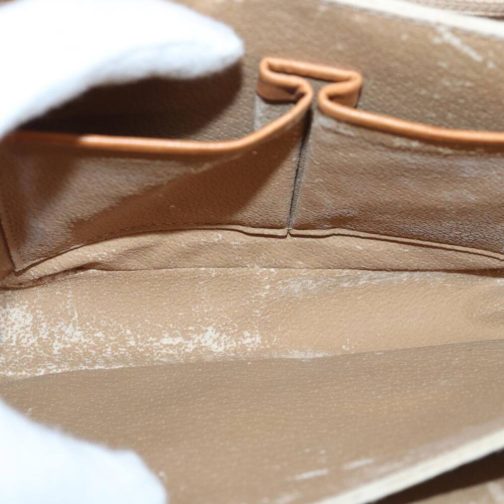 CELINE Macadam Canvas Shoulder Bag Pvc Leather Brown - Picture 11 of 16
